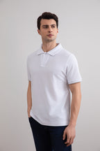White Cruise Open Polo Shirt