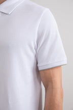 White Cruise Open Polo Shirt